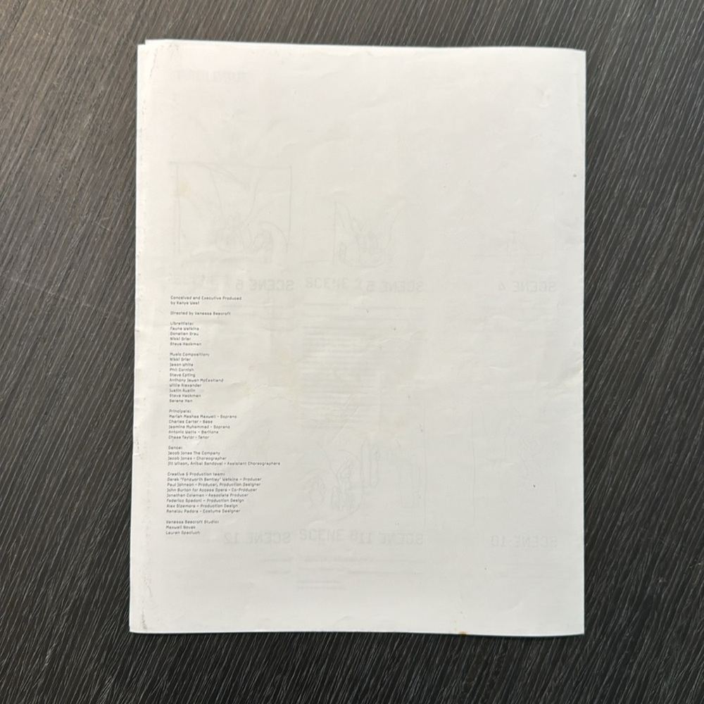 Kanye West Opera Program - White - Picture 4 of 4
